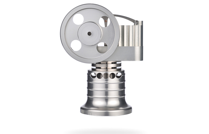 Engine Model, Stirling Engine With Generator, Vertical All-Metal Stirling Engine.