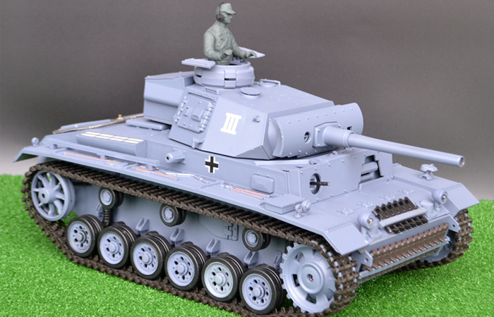 Details about   US Stock Henglong 1/16 6.0 German Panzer III L RTR RC Tank 3848 Metal Tracks 