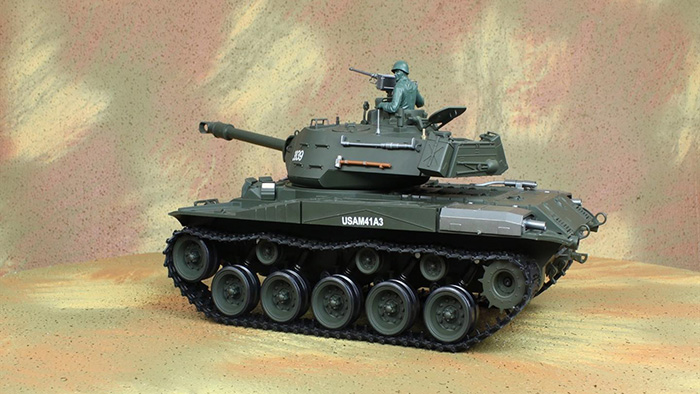 heng long toys, 1/16 scale radio control battle tank, m42a3 walker bulldog ligh tank, airsoft tank, military vehicles.