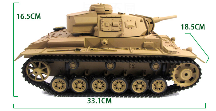 Henglong 1/16 Scale German Panzer III H RC Tank Model 3849 Plastic Sprockets 