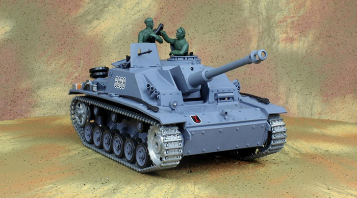 HENG-LONG Toys RC Tank 3868, World War II GERMAN STURMGESCHUTZ III AUSF.G.SD.KFZ.142/1 1/16 Scale Model Remote control Tank.
