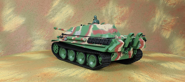 HENG-LONG Toys RC Tank 3869, World War II German Jagdpanther Tank Destroyer 1/16 Scale Model Remote control Tank, military vehicles.