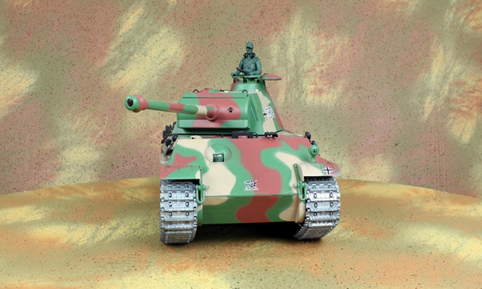 HENG-LONG Toys RC Tank 3879, World War II Germany  PANTHER TYPE G Tank 1/16 Scale Model Remote control Tank, Airsoft tank.