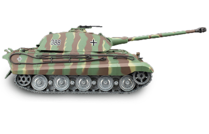 HENG-LONG Toys 3888, 3888A RC Scale Model Tank, World War II Germany KING TIGER Remote Control Tank.