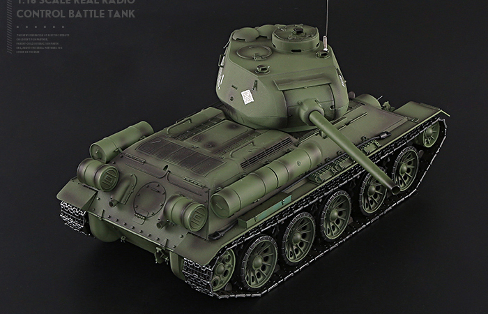 HENG-LONG Toys 3909 RC Scale Model Tank, World War II Soviet Union (Russia) T-34/85 Remote Control Tank.