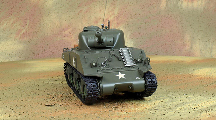 HENG-LONG Toys RC Tank 3814-1, WWII USA M4A3 Sherman 1/30 Scale Model Remote control Tank, Airsoft  tank, military vehicles, radio control battle tank.