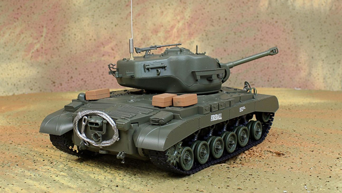 HENG-LONG Toys RC Tank 3841-2, WWII US M26 PERSHING 1/30 Scale Model Remote control Tank, Airsoft  tank, military vehicles, radio control battle tank.
