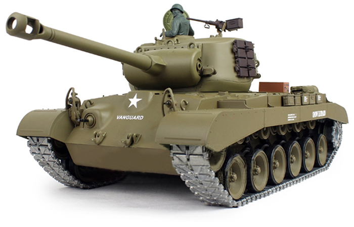 HENG-LONG Toys 3838 RC Scale Model Tank, WWII US M26 Pershing Snow Leopard Remote Control Tank.
