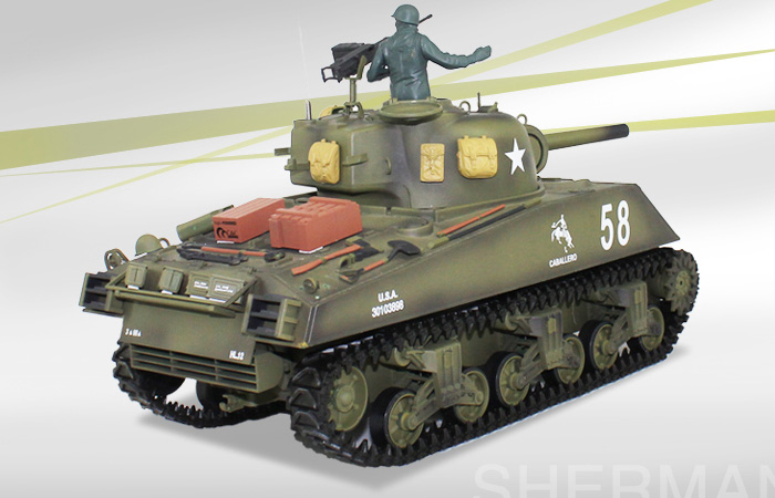 HENG-LONG Toys RC Tank 3898 WWII US Sherman M4A3 1/16 Scale model Tank, airsoft tank, military  vehicles, radio control battle tank.