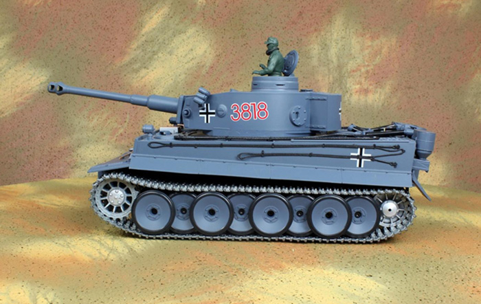 HENG-LONG Toys RC Tank 3818, WWII German Tiger I 1/16 Scale Model Tank, Airsoft tank, military  vehicles, radio control battle tank.