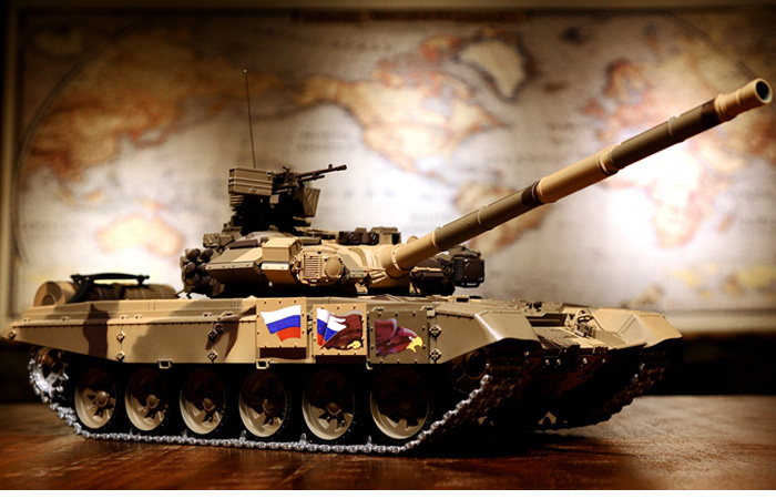 HENG-LONG Toys RC Tank 3938 Russia T90 Main Battle Tank 1/16 Scale Model Tank.