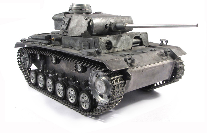 Mato Toys Full Metal RC Tank, Mato 1223-M World War II Germany Panzer III RC Metal Tank.