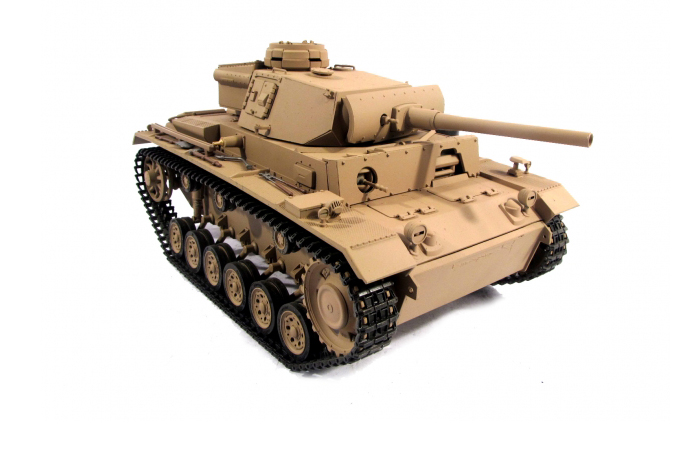 Mato Toys Full Metal RC Tank, Mato 1223-Y World War II Germany Panzer III RC Metal Tank.