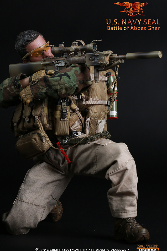 MINI TIMES Toys MT-M005 12 Inch U.S. NAVY SEAL IN THE BATTLE OF ABBAS GHAR soldier Action Figures.