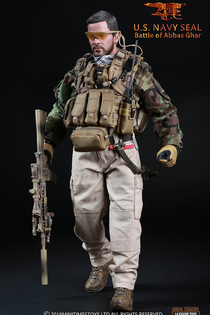 MINI TIMES Toys MT-M005 12 Inch U.S. NAVY SEAL IN THE BATTLE OF ABBAS GHAR soldier Action Figures.