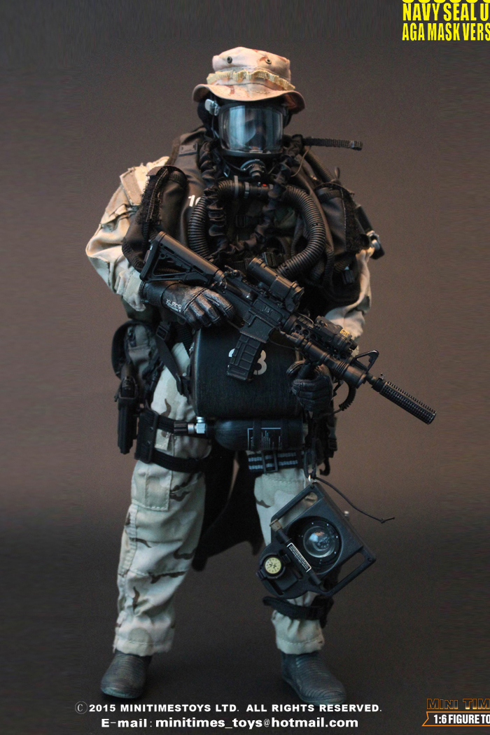 MINI TIMES Toys MT-M002 12 Inch USSOCOM Navy Seal UDT (AGA Mask Version) Figures Toy.