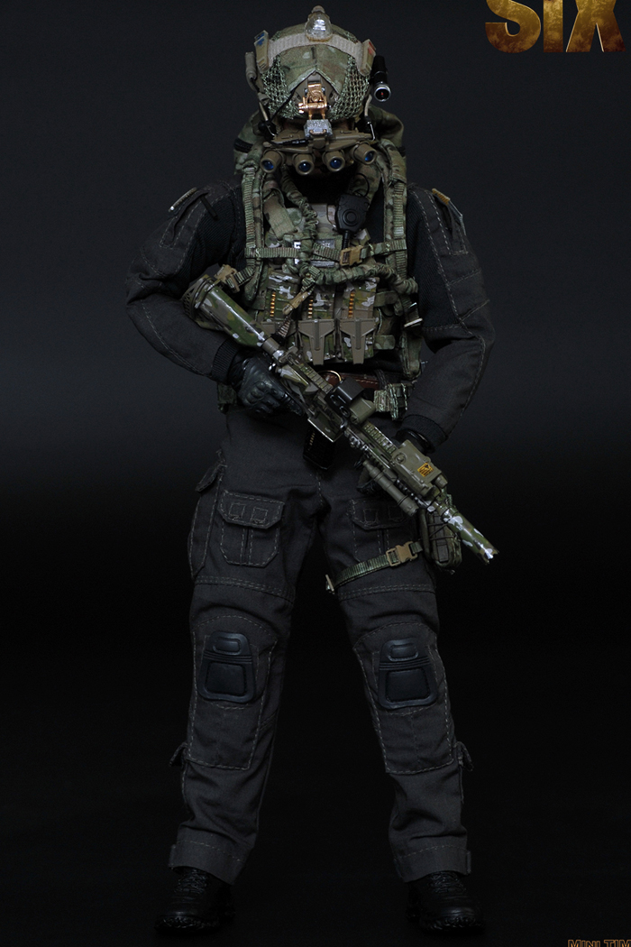 MINI TIMES Toys MT-M008 12 Inch Figure Scale Model US Navy Seal Team Six Soldier Male Action Army Figure Model.