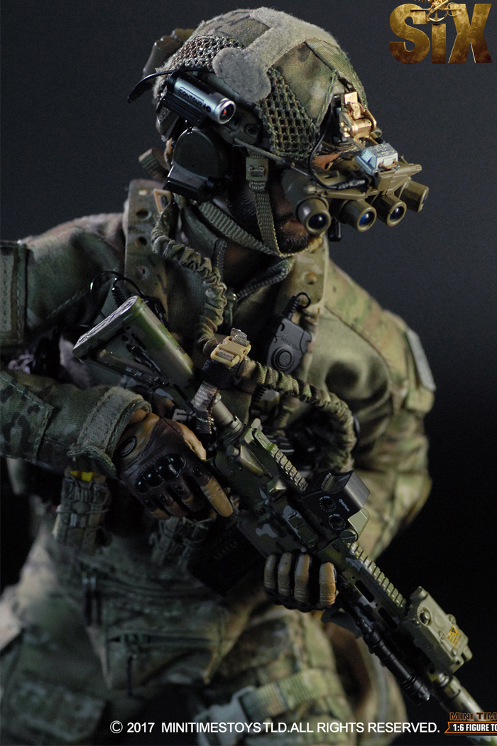 MINI TIMES Toys MT-M009 12 Inch Figure Scale Model US Navy Seal Team Six Soldier Male Action Army Figure Model.