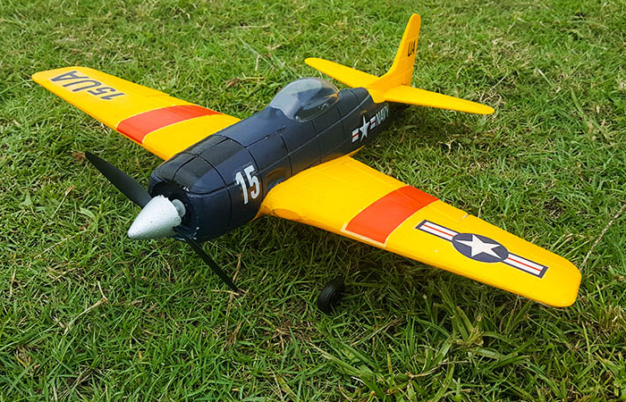 1/36 Scale Model Mini RC Aircraft, Grumman F6F Hellcat Fighters Remote Control Airplane.