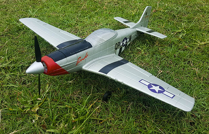1/36 Scale Model Mini RC Aircraft, North American Aviation P-51 Mustang Fighters Remote Control Airplane.