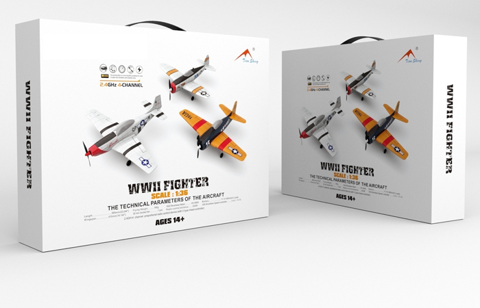 World War II United States Army Air Forces (USAAF) P-47 Thunderbolt Fighters Mini RC Aircraft.