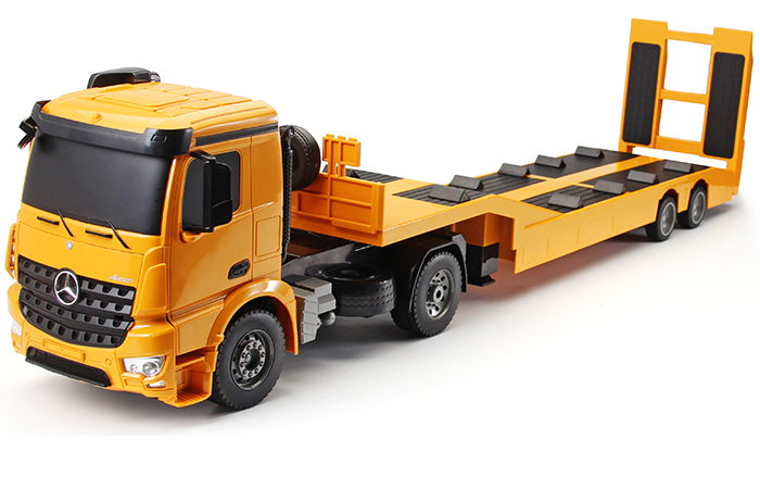 Large Size RC Mercedes-Benz Arocs Flatbed Trailer Truck, Toy Car,  Truck Trailer Scale Model.