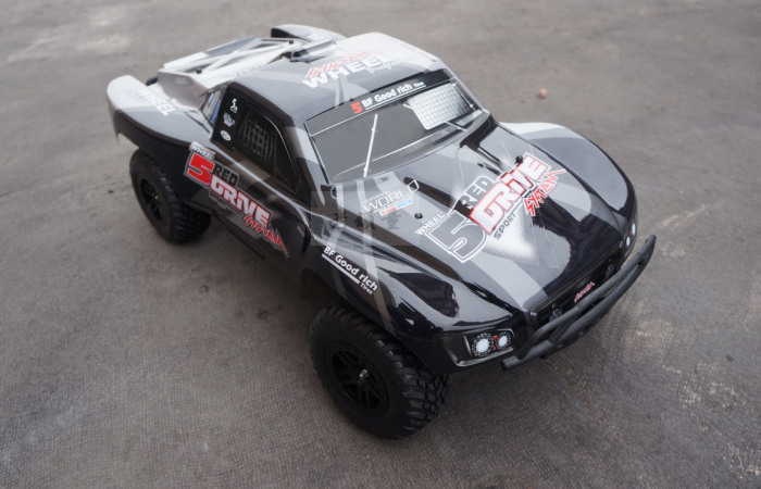 1/10 Scale HQ727, 4X4 RTR 2.4GHz RC Desert Short Truck, 4-Wheel-Drive, Off-Road, Brushless.