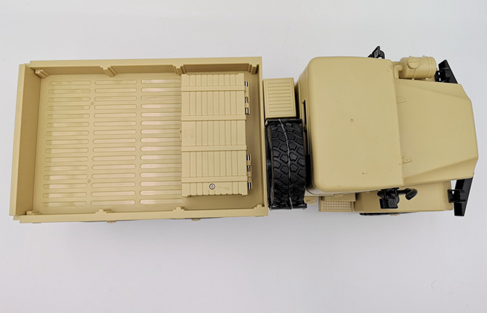 RC Crawler Car, 2.4GHz Radio Remote Control 6 Wheel Drive M35 Military Truck Scale Model.