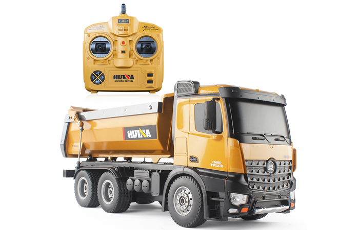 1/14 Scale Model RC Dump Truck Toy, Dump Truck Scale Model, Electric Remote Control Toy Car.