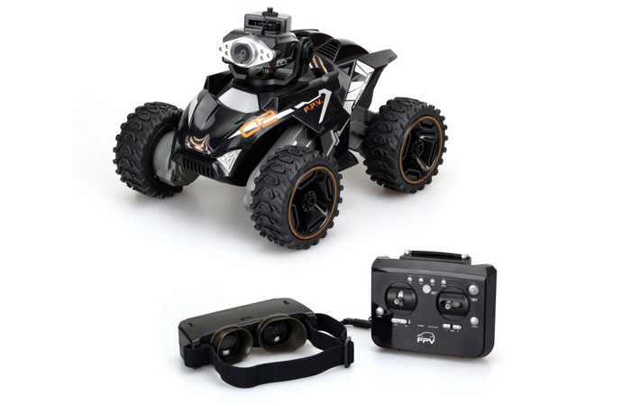 Silverlit Toys 82419 POWER IN SPEED, 2.4G SPY ROVER FPV RC Car, Video Camera 4WD off-road Vehicle.