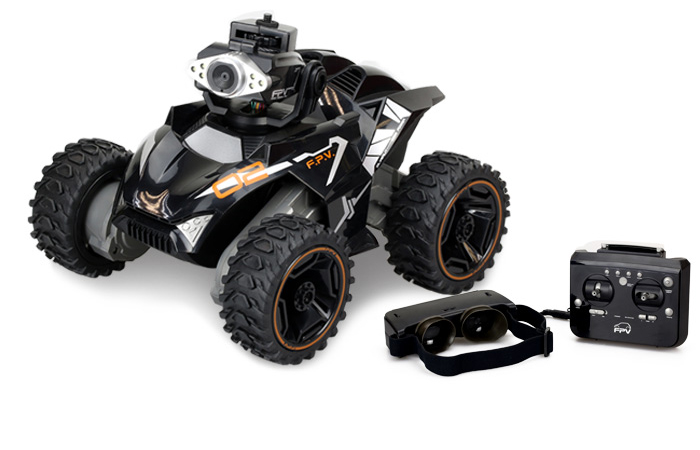 Silverlit Toys 82419 POWER IN SPEED, 2.4G SPY ROVER FPV RC Car, Video Camera 4WD off-road Vehicle.