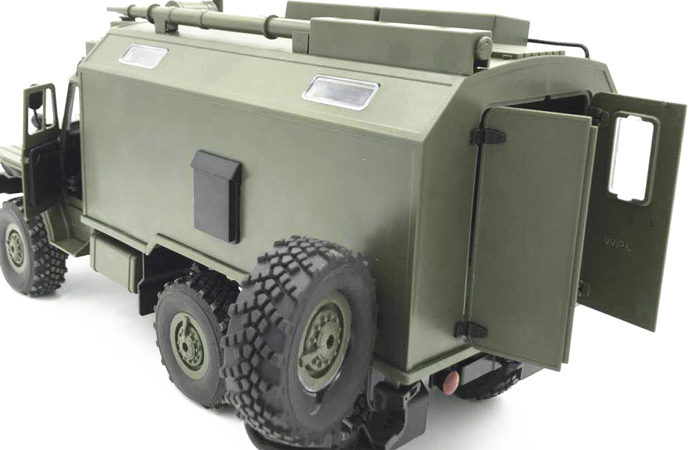 2.4GHz Radio Remote Control Russian Military Vehicle, 6 X 6 RC Ural 4320 Scale Model.