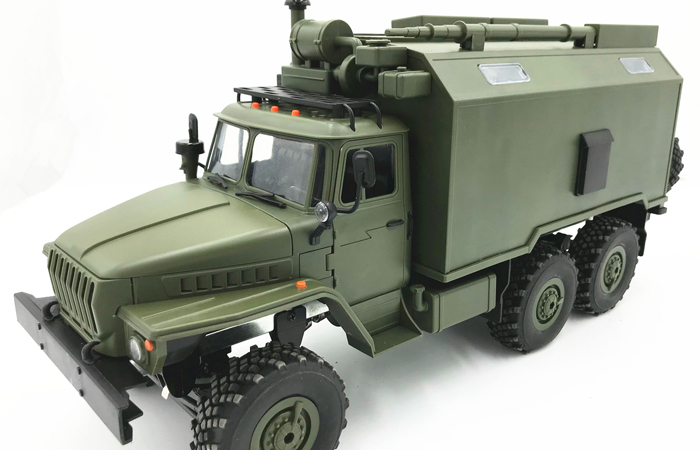 2.4GHz Radio Remote Control Russian Military Vehicle, 6 X 6 RC Ural 4320 Scale Model.