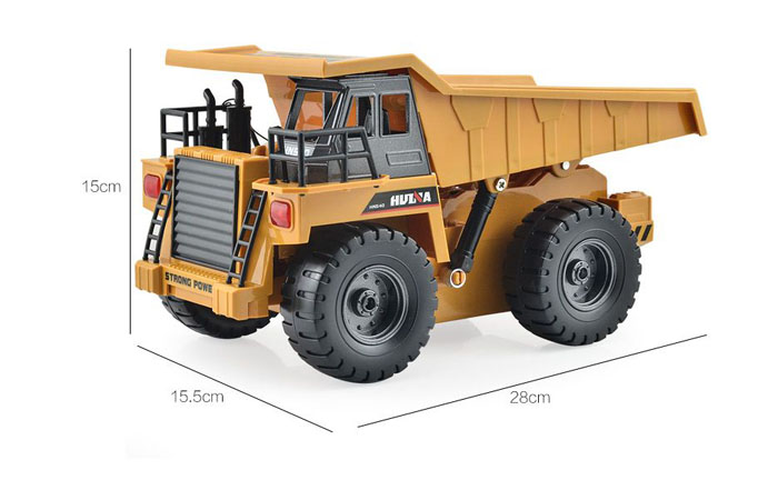 RC Dump Truck Toy Model, Construction vehicles Toy, 2.4Ghz Radio remote control Electric Toy, indoor outdoor toy