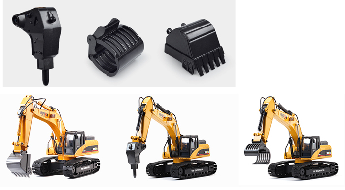 RC Excavator, liebherr r970 excavator rc, excavator tractor fire truck garbage truck and police cars, xtreem rc excavator.