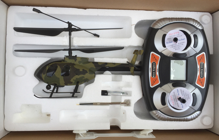 Nine Eagles Bravo III 312A, 4 Channel RC Mini Helicopter, Toy, Gift, Kids Toys, Exercise RC Helicopter.