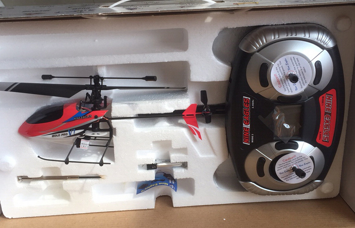 Nine Eagles 4CH SOAR PRO V1 (SOLO PRO V-260A).  4 Channel RC Mini Helicopter, Toy, Gift.