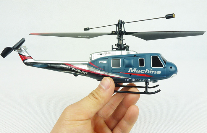 UH-1 Huey Mini RC Helicopter For Beginners And Professionals, Indoor And Outdoor Flight, 4 Channel.