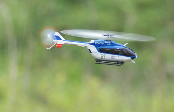 I-CABO Helicopters EC-KYU EC-145 Profession RC Helicopter, Indoor Outdoor, 6 Channel, 3D Flight Aerobatic show.