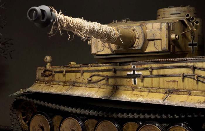 Mato Toys 1220-Y Full Metal Remote Control Tank, 1/16 Scale  Model Alloy Tiger I RC Tank.