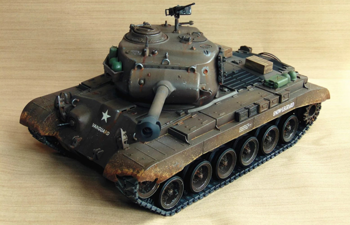 HENG-LONG Remote Control Scale Model Tank 3838 US M26 Pershing RC Tank.