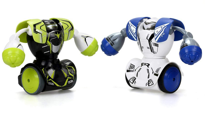 Silverlit Robo Kombat Twin pack Pack of Two Fighting Robots with Lights and 5+ 