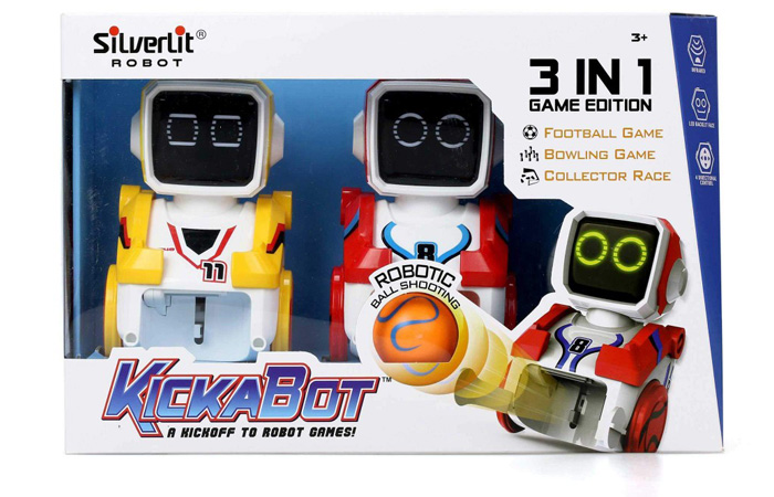 Silverlit Toys 88549 KICKABOT, Remote Control Robot Soccer Player, RC Robot Toy.