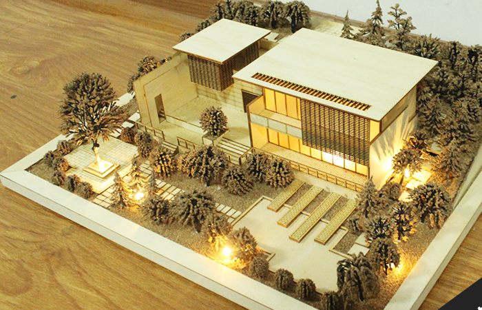 (DIY) Do It Yourself Building (Villa, House) Scale Model Kit, Sand Table Model.