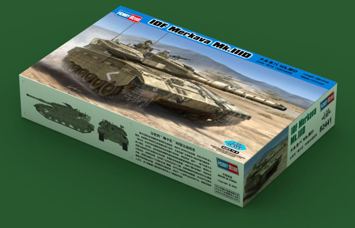 Hobby Boss 82441 Plastic Model kits, 1/35 Scale IDF Merkava Mk.IIID MBT (Main Battle Tank) Plastic Model Kit, Tank Scale Model