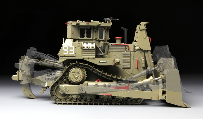 Meng-Model SS-002 1/35 Scale Plastic Model Kit Israel D9R Armored Bulldozer Scale Model, Static Armor Model.