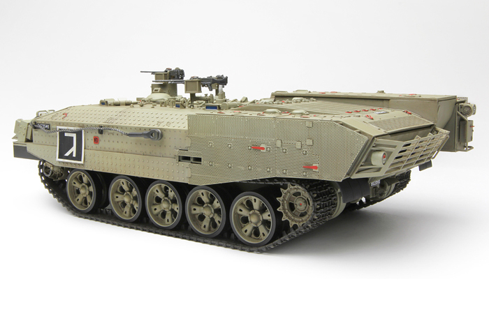 Meng-Model SS-003 1/35 Scale Plastic Model Kit Israel Heavy Armoured Personnel Carrier ACHZARIT Scale Model, Static Armor Model.