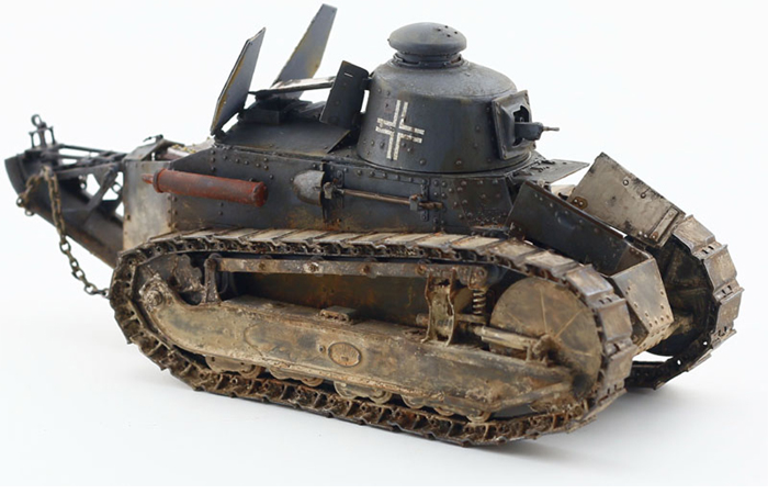 Armour Meng TS-008 Model 1/35 French FT-17 Light Tank Cast Turret 