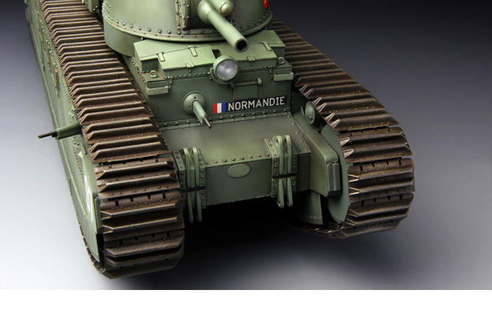 Meng-Model TS-009 1/35 Scale Plastic Model Kit World War I French Super-Heavy Tank CHAR 2C Scale Model, Static Tank Model.