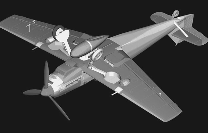 TRUMPETER Plastic Model Kit 02289, WWII German Messerschmitt Bf 109E-4 Plastic Model Kit Fighter Scale Model, Static Aircraft Model.